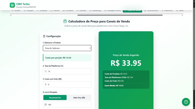 Calculadora de Canais